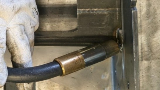 Dedicated welding jig for steel frame